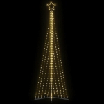 Illuminazione per Albero di Natale 495 LED Bianco Caldo 300,5cm