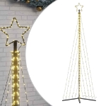 Illuminazione per Albero di Natale 495 LED Bianco Caldo 300,5cm