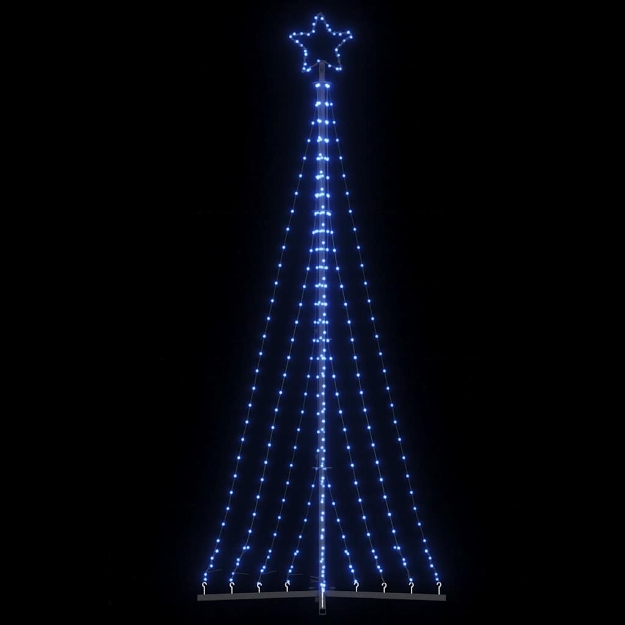 Illuminazione per Albero di Natale 447 LED Blu 249 cm