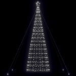 Illuminazione Albero Natale a Cono 1534 LED Bianco Freddo 503cm