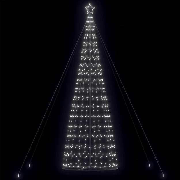 Illuminazione Albero Natale a Cono 1534 LED Bianco Freddo 503cm