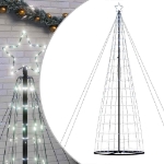 Illuminazione Albero Natale a Cono 1534 LED Bianco Freddo 503cm