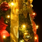 Albero di Natale Artificiale Pop-up con 200 LED Verde 210 cm