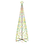 Albero di Natale a Cono Colorato 500 LED 100x300 cm