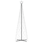 Albero di Natale a Cono Colorato 500 LED 100x300 cm