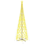 Albero di Natale a Cono Bianco Caldo 3000 LED 230x800 cm