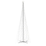 Albero di Natale a Cono Bianco Caldo 3000 LED 230x800 cm