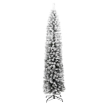 Albero di Natale Artificiale con Neve Fioccata Verde 180 cm PVC