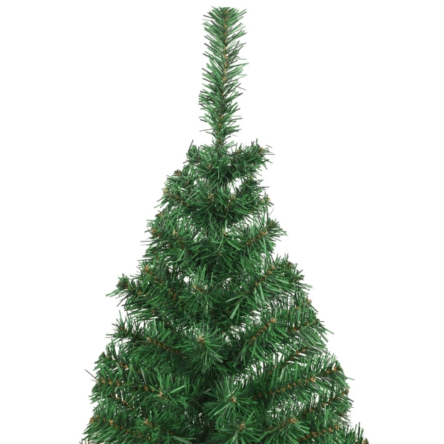 Albero di Natale Artificiale con Rami Spessi Verde 210 cm PVC