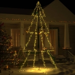 Albero di Natale a Cono 360 LED per Interni Esterni 143x250 cm