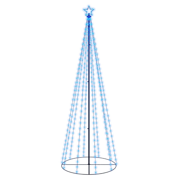 Albero di Natale a Cono Blu 310 LED 100x300 cm