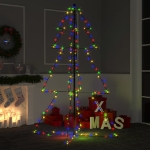 Albero di Natale a Cono 200 LED per Interni Esterni 98x150 cm