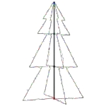 Albero di Natale a Cono 200 LED per Interni Esterni 98x150 cm