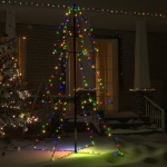 Albero di Natale a Cono 200 LED per Interni Esterni 98x150 cm