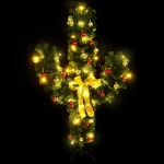 Cactus di Natale con Base e LED Verde 150 cm PVC