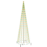 Albero di Natale a Cono Colorato 1134 LED 230x800 cm