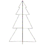 Albero di Natale a Cono 240 LED per Interni Esterni 118x180 cm