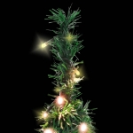 Albero di Natale Artificiale Pop-up con 50 LED Verde 120 cm