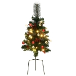 Alberi di Natale Artificiale per Viali 2 pz 76 cm in PVC