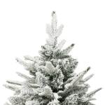 Albero di Natale Artificiale con Neve Verde 240 cm in PVC e PE