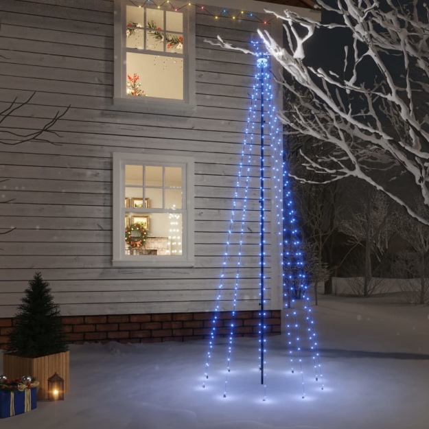 Albero di Natale con Puntale Blu 310 LED 300 cm