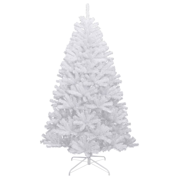 Albero Natale Artificiale Incernierato con Neve Fioccata 240 cm