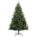 Albero di Natale Artificiale Incernierato con Base 120 cm