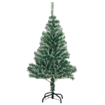 Albero di Natale Artificiale con Neve Fioccata Verde 120 cm