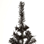 Albero di Natale Sottile Nero 150 cm