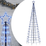 Illuminazione Albero di Natale con Picchetti 570LED Blu 300cm