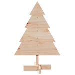 Albero di Natale Decorativo in Legno 70 cm in Legno Massello