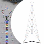 Illuminazione per Albero di Natale 525 LED Colorato 302 cm