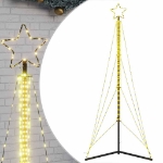 Illuminazione per Albero di Natale 483 LED Bianco Caldo 240 cm