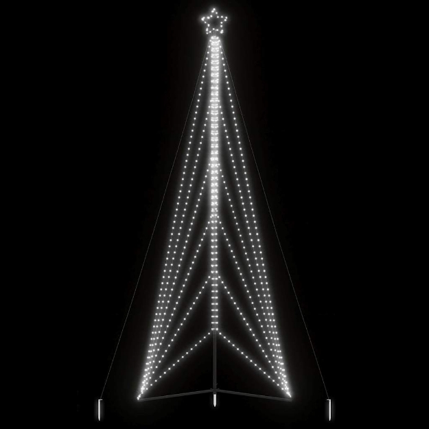 Illuminazione per Albero di Natale 861 LED Bianco Freddo 478 cm