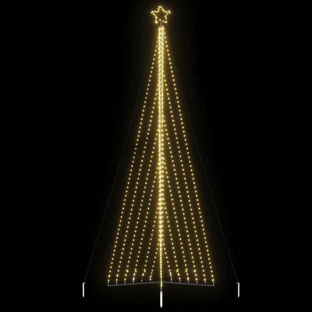 Illuminazione per Albero di Natale 789 LED Bianco Caldo 476 cm