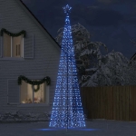 Illuminazione Albero di Natale con Picchetti 1534 LED Blu 500cm