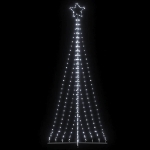 Illuminazione per Albero di Natale 447 LED Bianco Freddo 249 cm