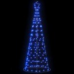 Illuminazione Albero di Natale a Cono 200 LED Blu 182 cm