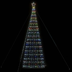 Illuminazione Albero Natale a Cono 1534 LED Colorati 503 cm