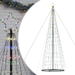 Illuminazione Albero Natale a Cono 1534 LED Colorati 503 cm