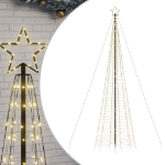 Lampada per Albero Natale Punte 1534 LED Bianco Caldo 500 cm