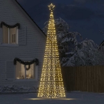 Lampada per Albero Natale Punte 1534 LED Bianco Caldo 500 cm