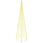 Albero di Natale Pennone Bianco Caldo 310 LED 300 cm