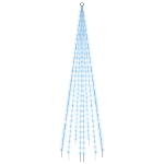 Albero di Natale Pennone Blu 310 LED 300 cm