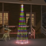 Albero di Natale Pennone Colorato 310 LED 300 cm