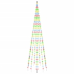 Albero di Natale Pennone Colorato 310 LED 300 cm