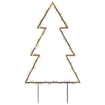 Decorazione Luminosa Natalizia con Picchetti Albero 115LED 90cm