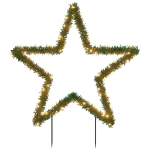 Decorazione Luminosa Natalizia con Picchetti Stella 115LED 85cm