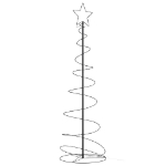 Illuminazione Albero di Natale a Cono 120LED Bianco Caldo 180cm