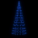 Illuminazione Albero di Natale su Pennone 200LED Blu 180cm